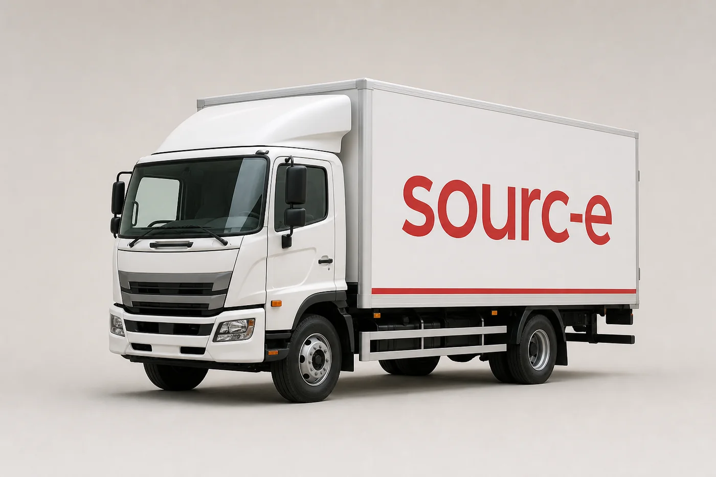 Weißer sourc-e Lieferwagen – Implementierung